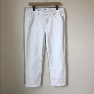 Paige Skyline Straight Ankle White‎ Jeans
